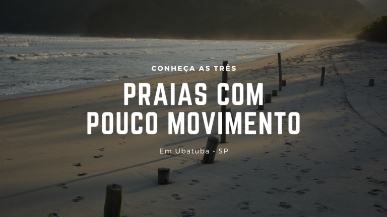 As três melhores praias com estrutura e pouco movimento