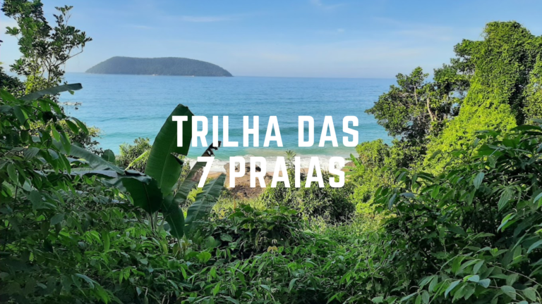 Vista da trilha das 7 praias